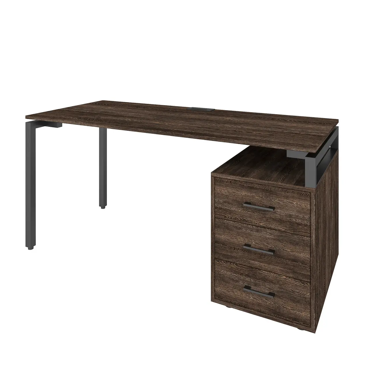 Стіл керівника з тумбою LP, кабінет керівника, стіл керівника 1600/700/750 мм.