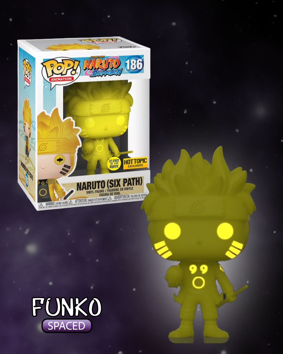 Фігурка Funko Pop Naruto - Glow Naruto (Six Path) | Фанко Поп Наруто - Наруто #186