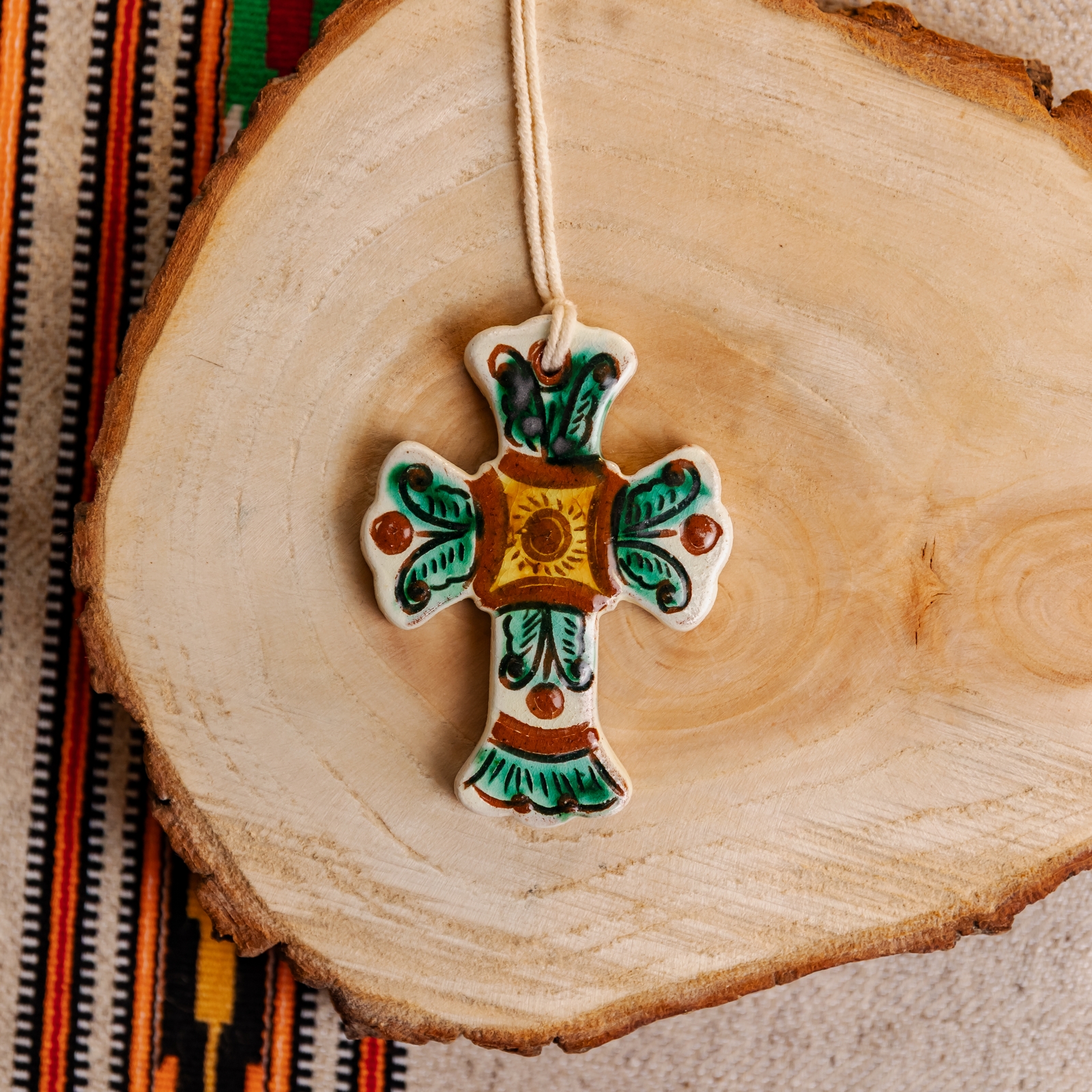 Керамічний хрестик, 7*6 см