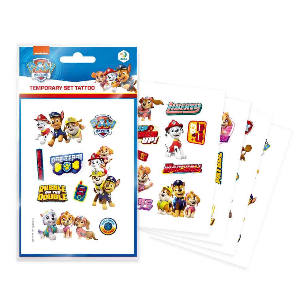 Набір дитячих тимчасових татуювань "Paw Patrol"