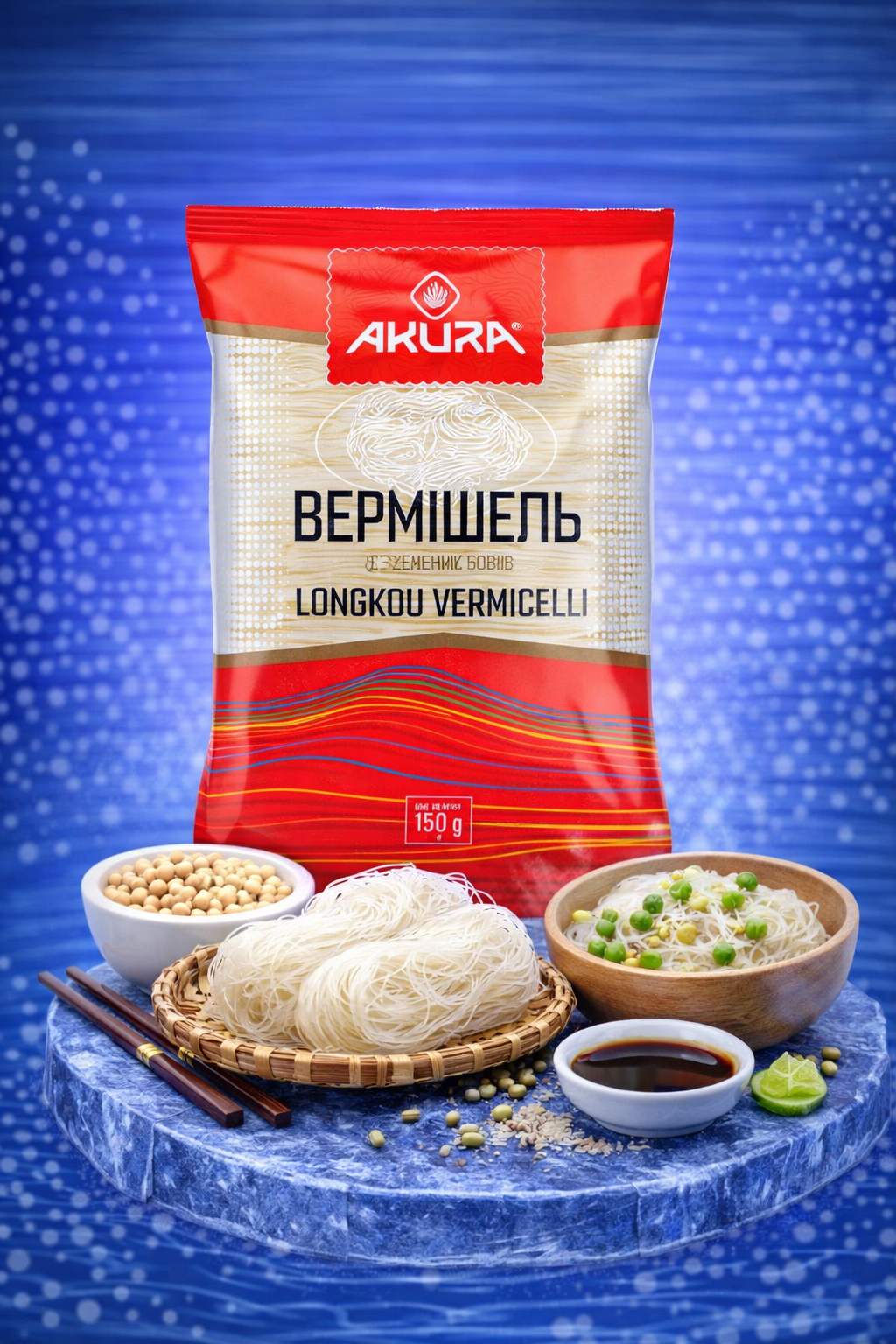 Вермішель з зелених бобів ТМ “Акура”