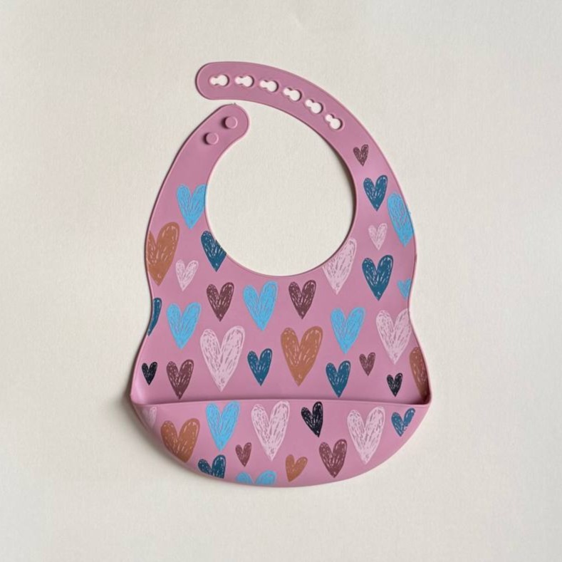 Силіконовий нагрудник принт 