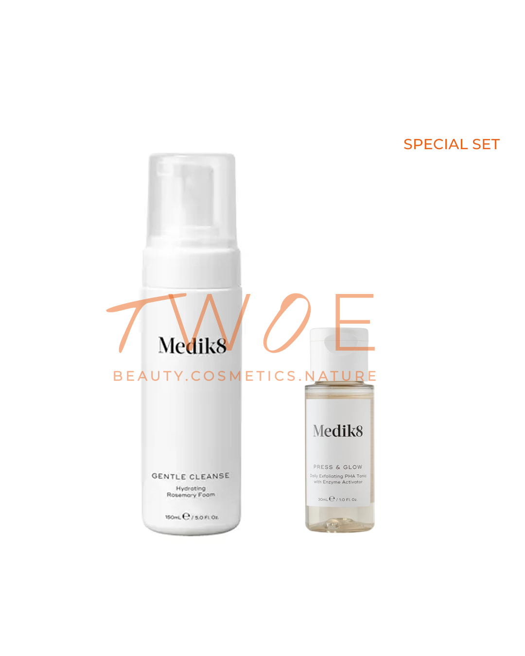 Набір Gentle Cleanse + Press & Glow 30ml