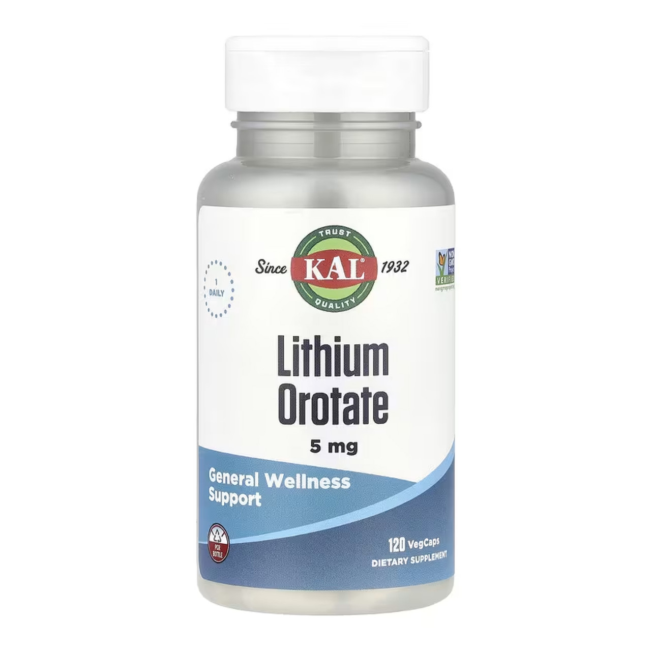Lithium Orotate 5mg - 120 vcaps