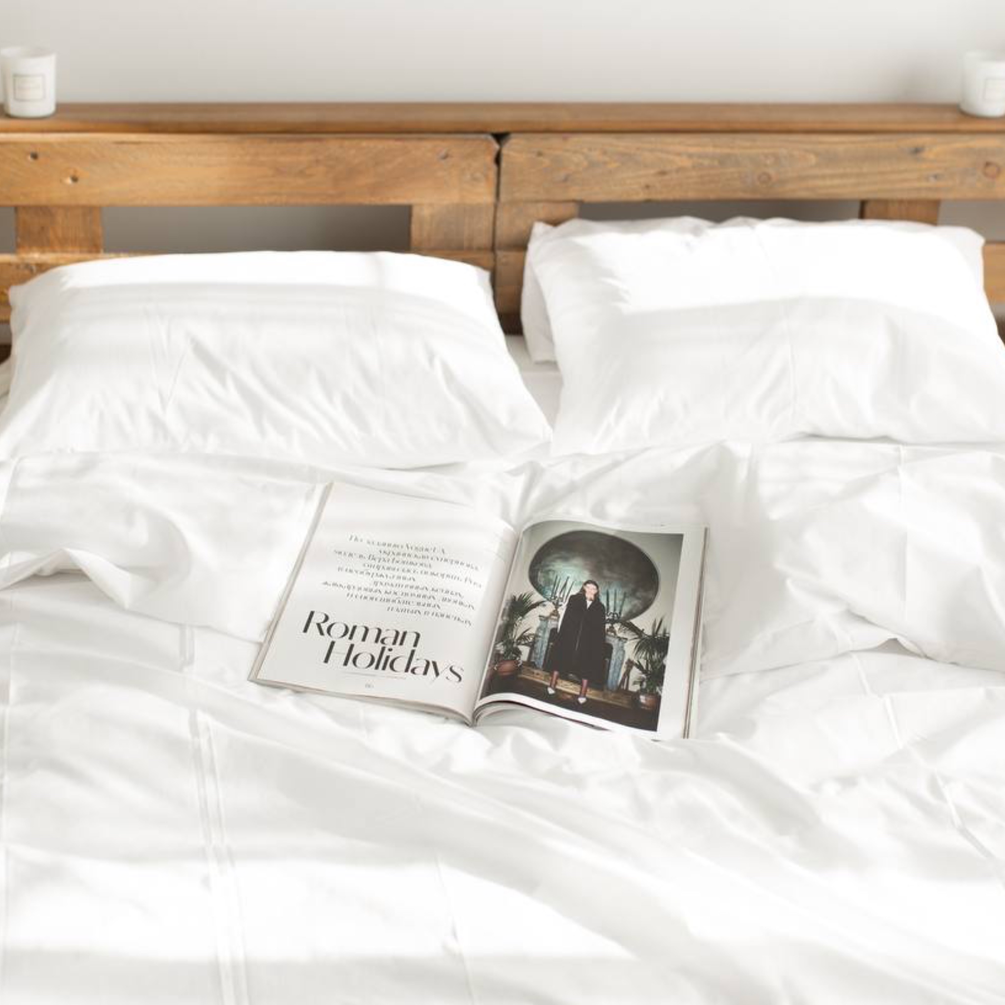 Постільний комплект Матова 100% бавовна Білий