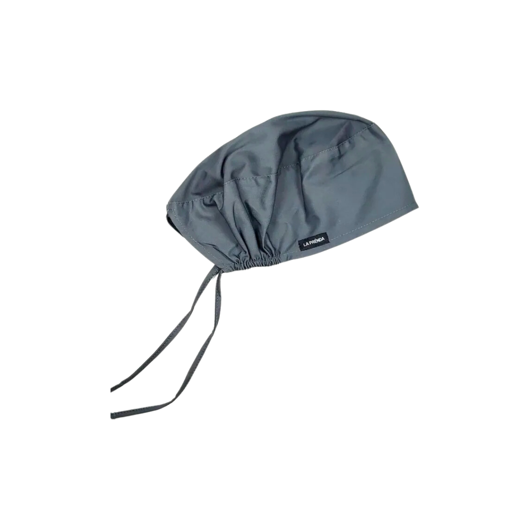 Fitted cap in grey elastic