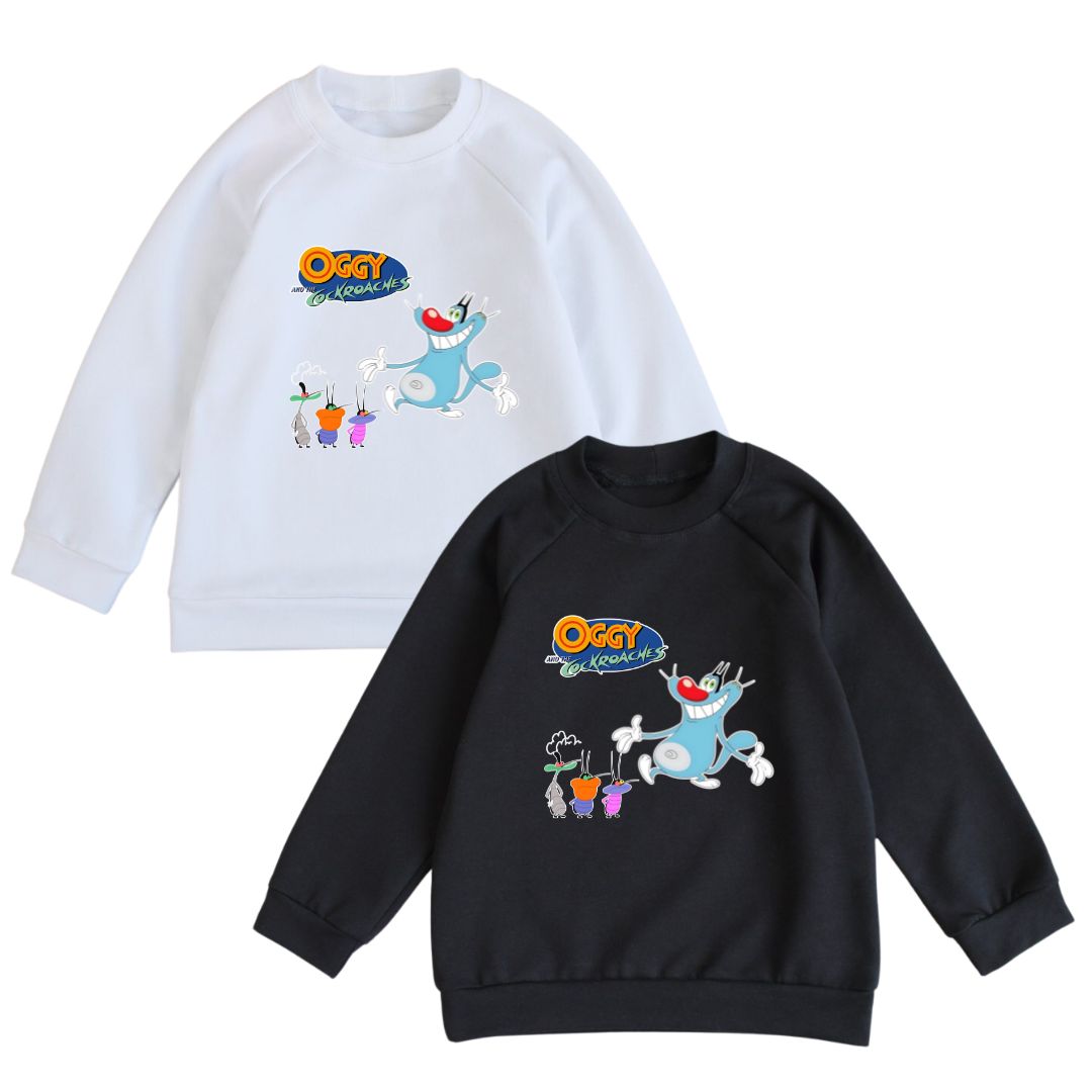 Світшот дитячий з принтом Oggy