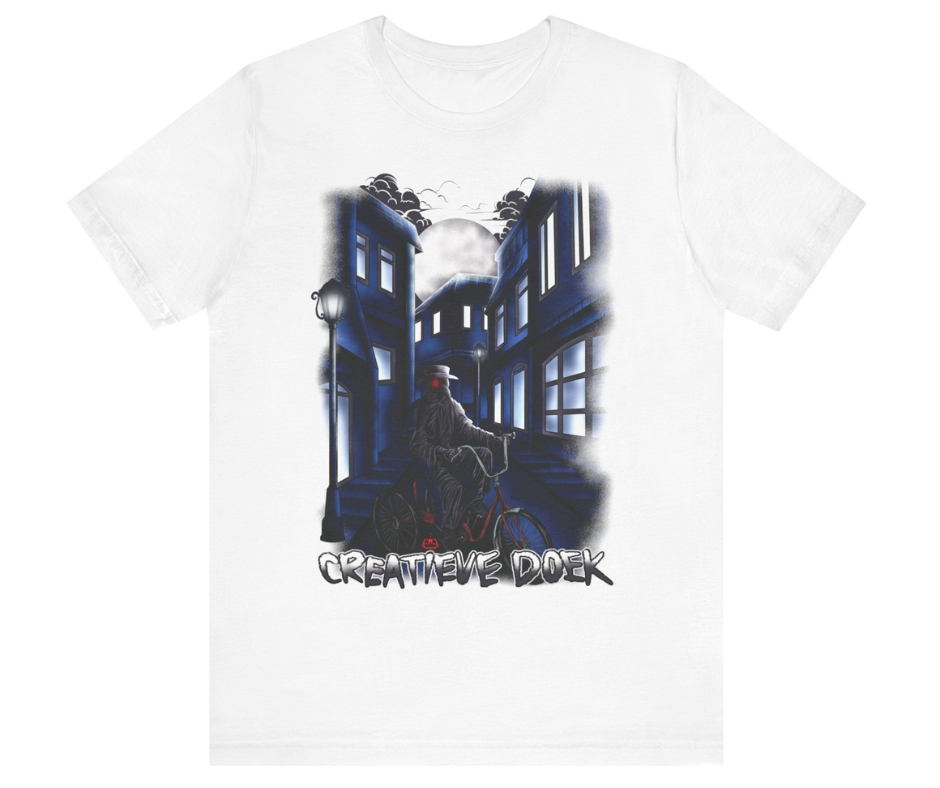 T-hirt Dr. Plague op een Driewieler Halloween-tshirt