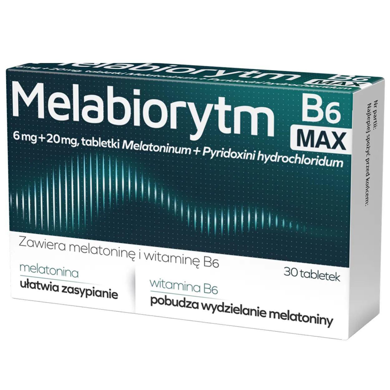 Melabiorytm B6 Max підтримка сну - 30 таблеток