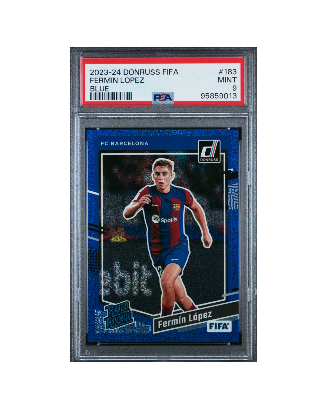 2023-24 PANINI DONRUSS FIFA #183 FERMIN LOPEZ BLUE
