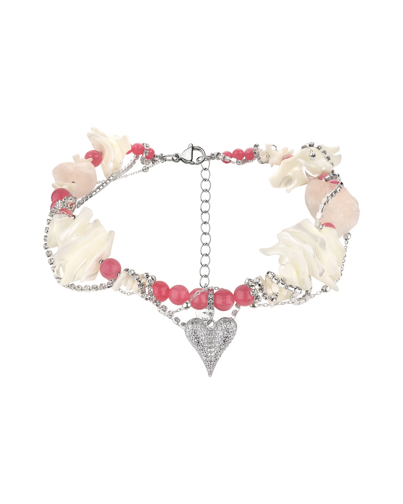 POP CORN pink necklace