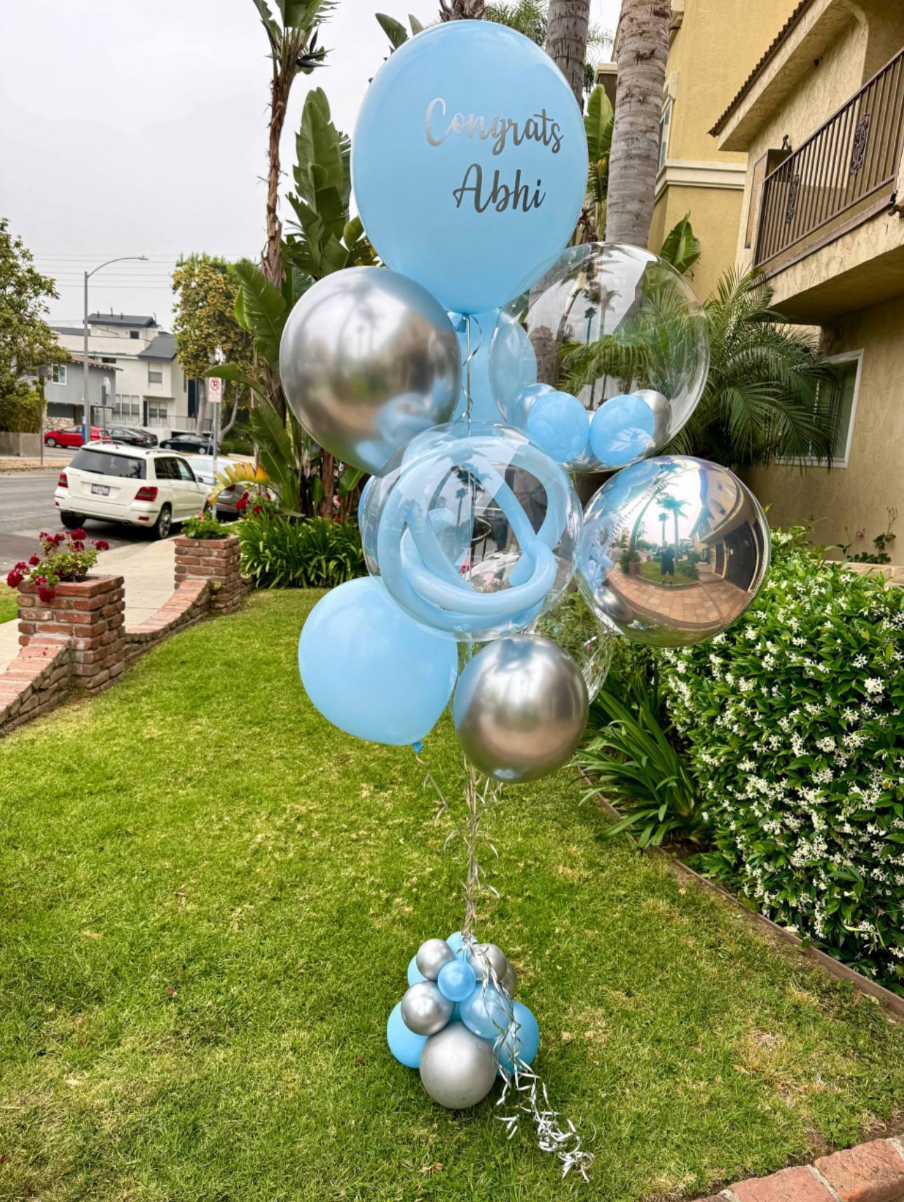 Personalized Celebration Balloon Bouquet