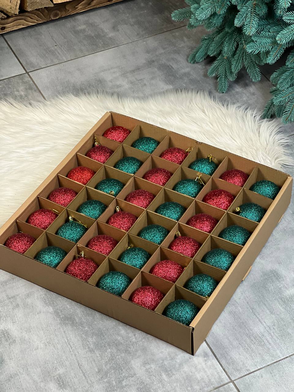 Подарунковий набір «Блискучий мікс» - СМАРАГДОВИЙ-ЧЕРВОНИЙ 🎋