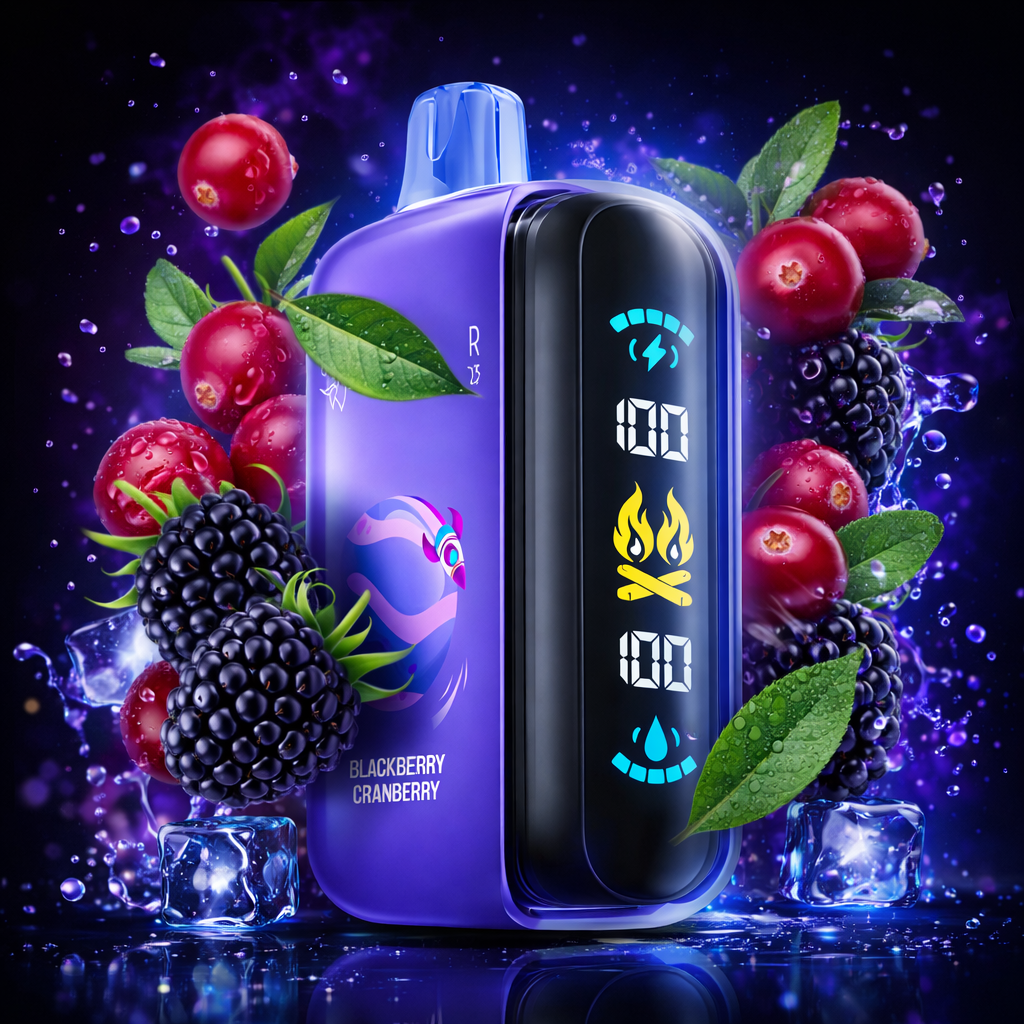 Ельф RAYA D3 25000 Blackberry Cranberry ( Ожина Журавлина )