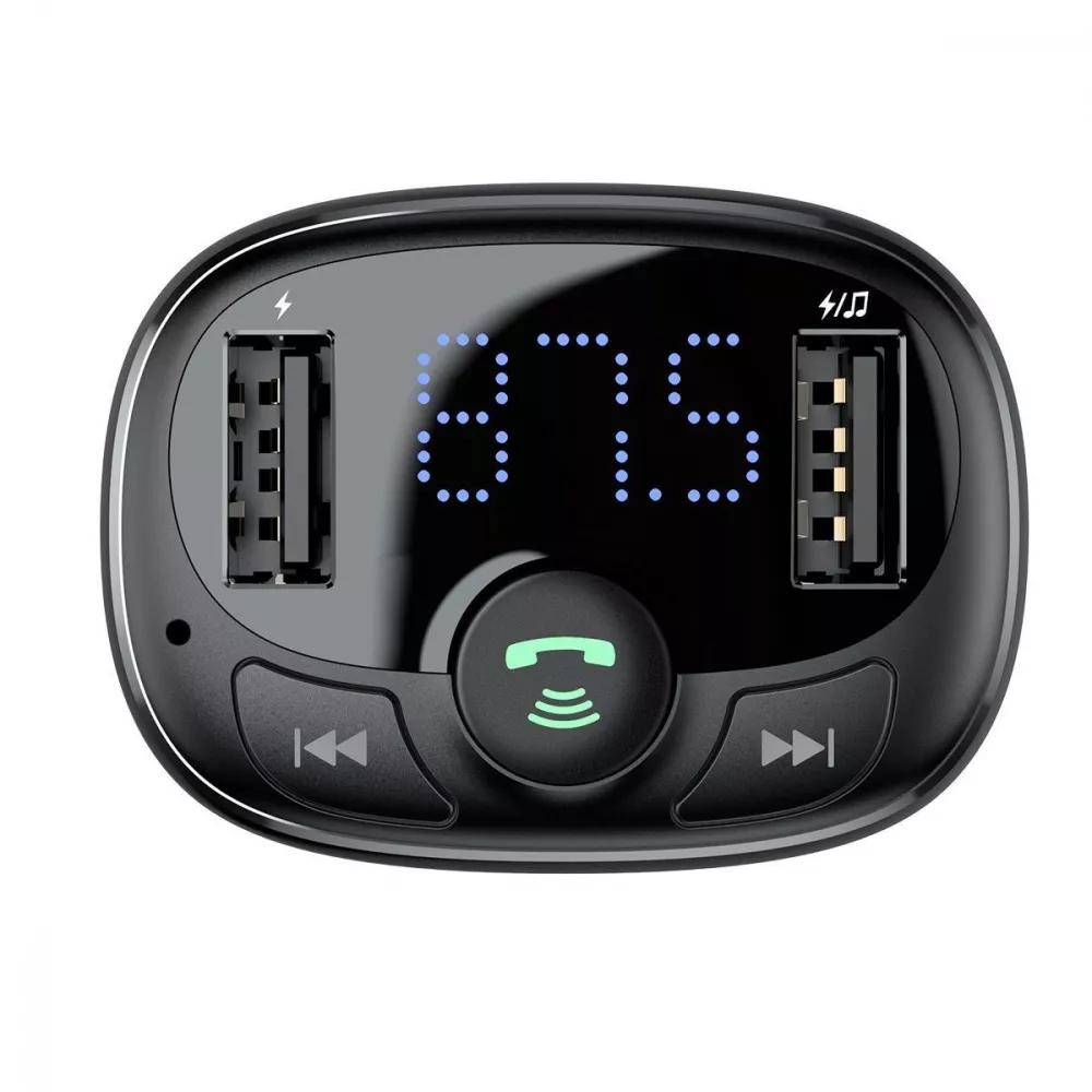 АЗП Baseus FM Launcher S-09A Overseas Edition 2xUSB (2.4A)