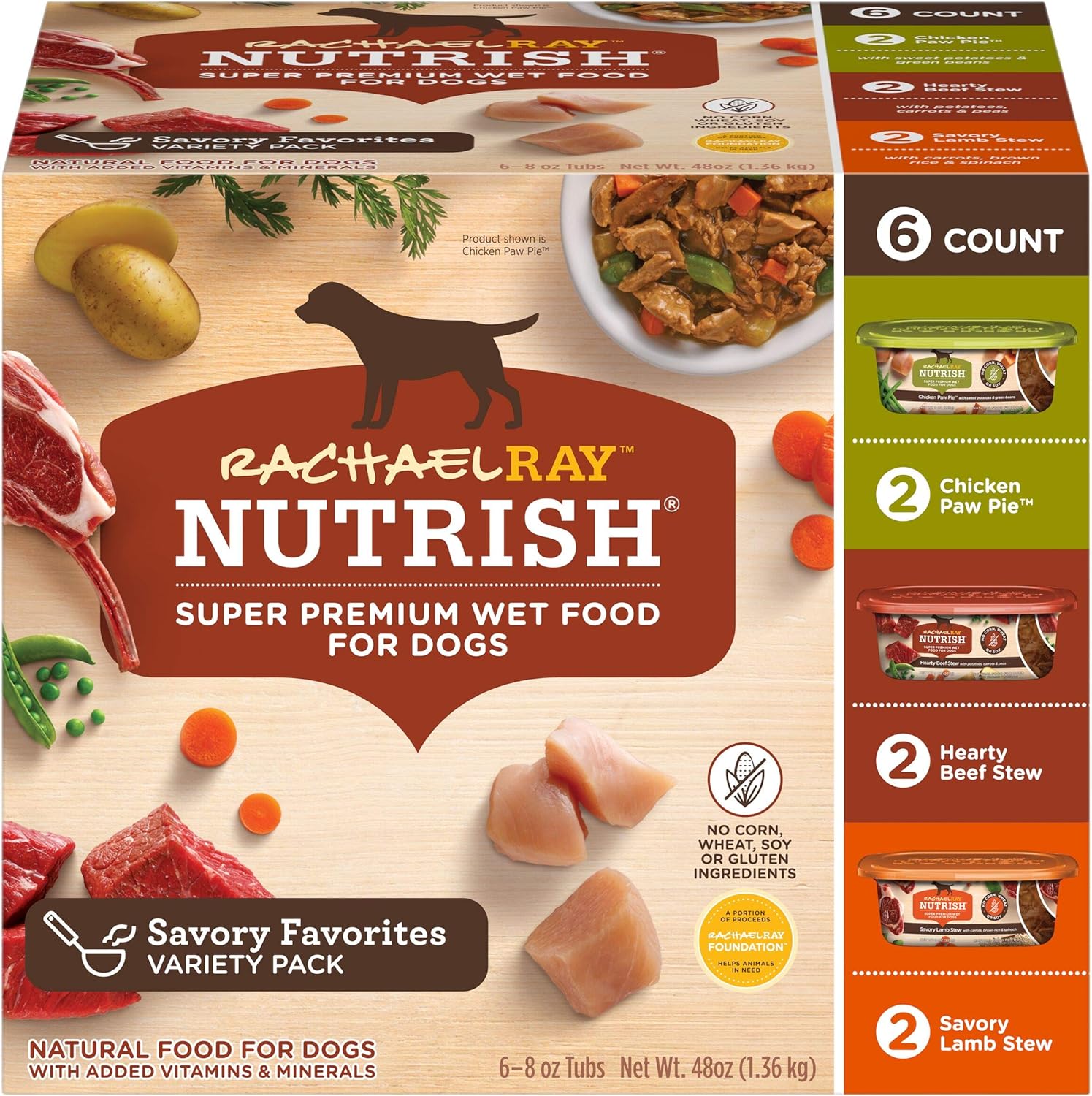 Rachael Ray Nutrish Premium Natural Wet Dog Food