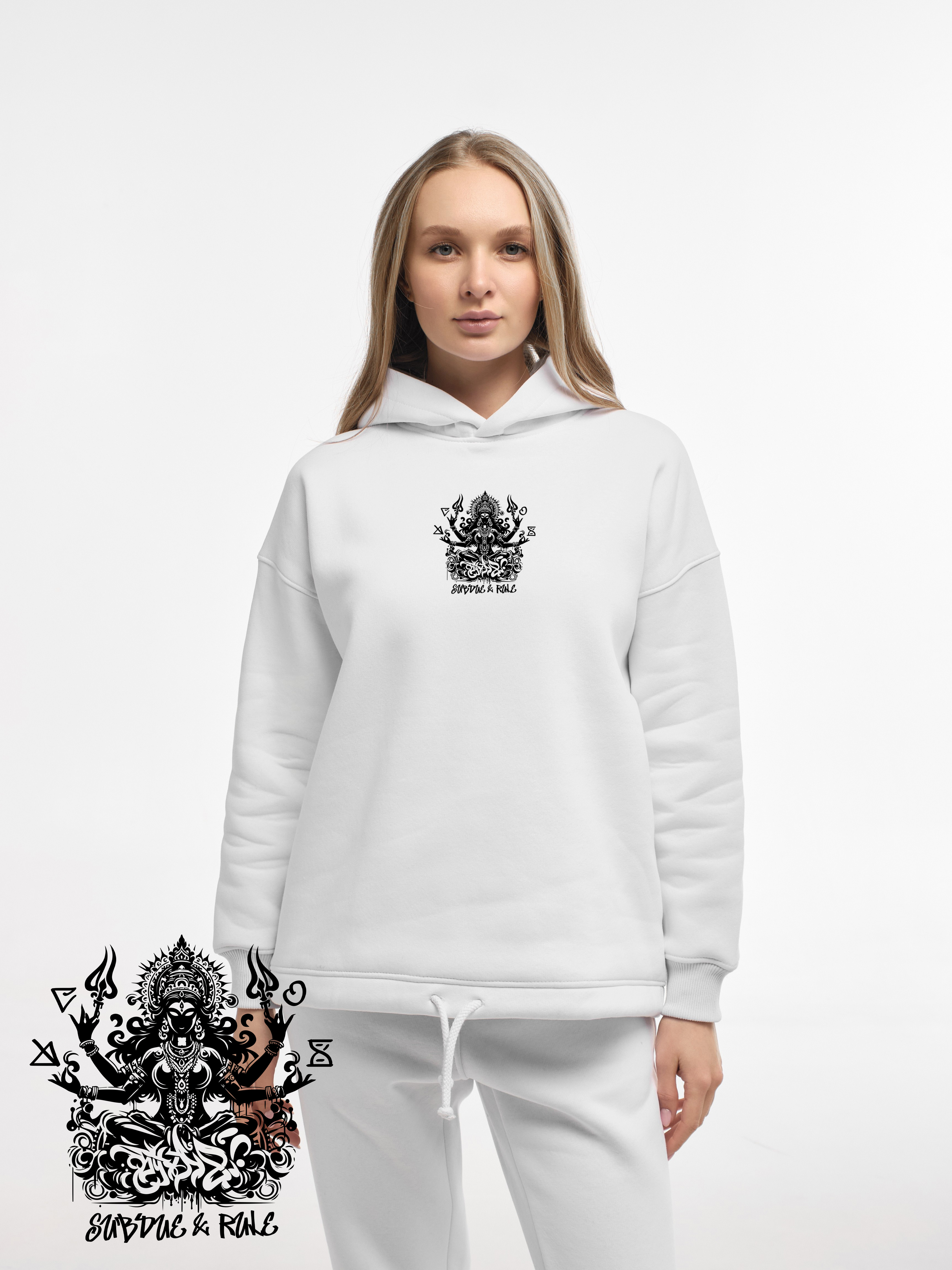 HOODIE "KALI" | LACE | WHITE EMOTION | XH2