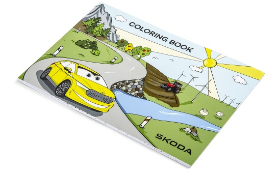 Книжка для розфарбовування дитяча SKODA