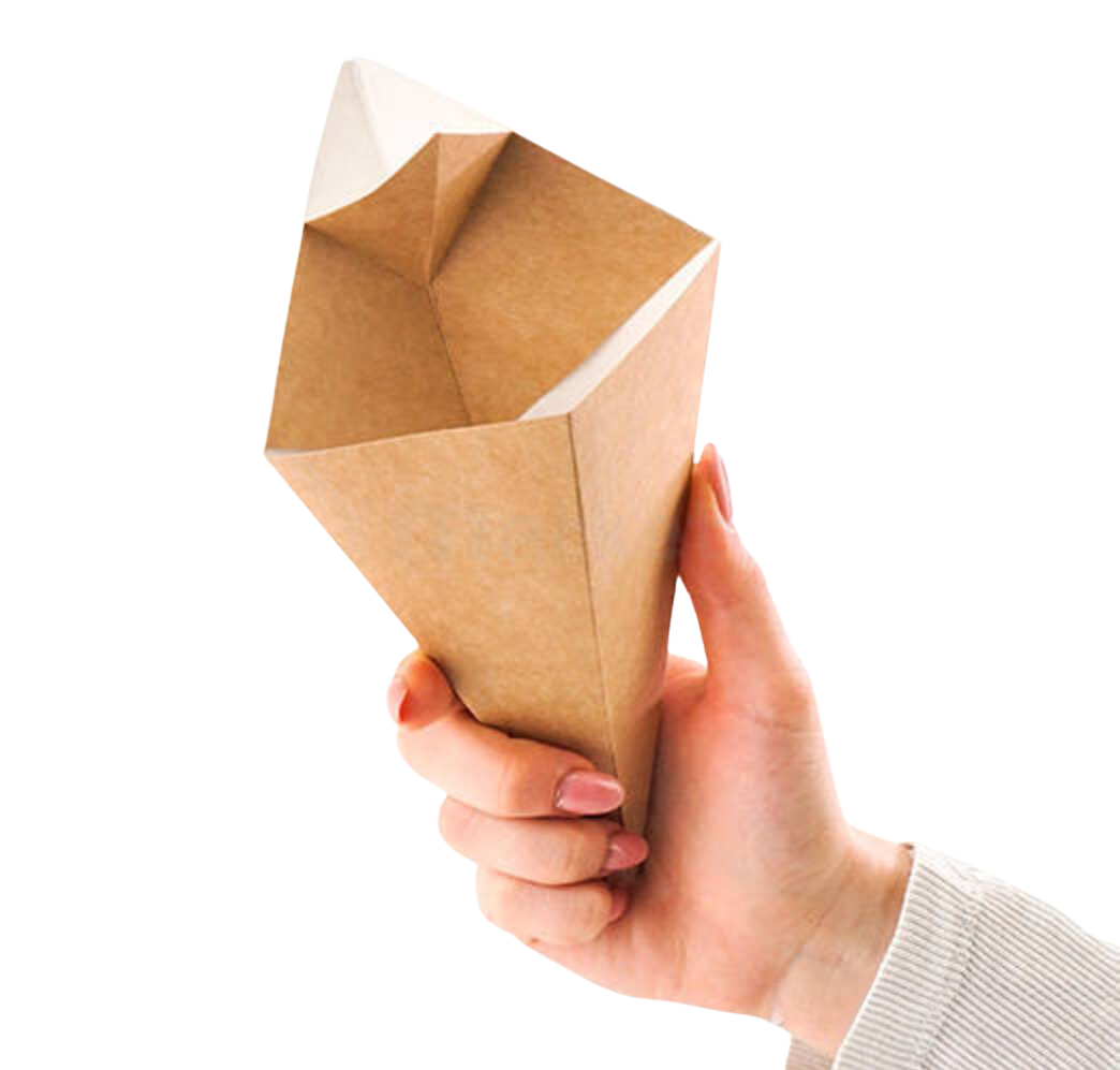 Конверт конусний крафт,  250*160 мм, 50 шт