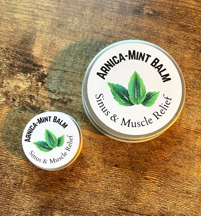 Arnica-Mint Balm - Salve for Sinus & Muscle Relief