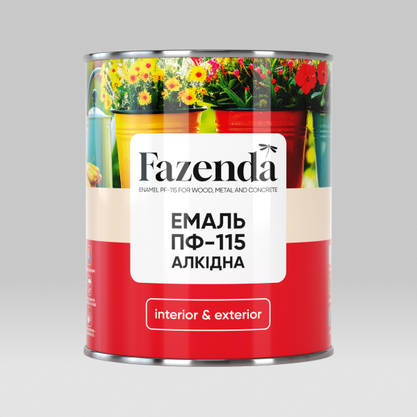 Емаль алкідна ПФ-115 ТМ FAZENDA