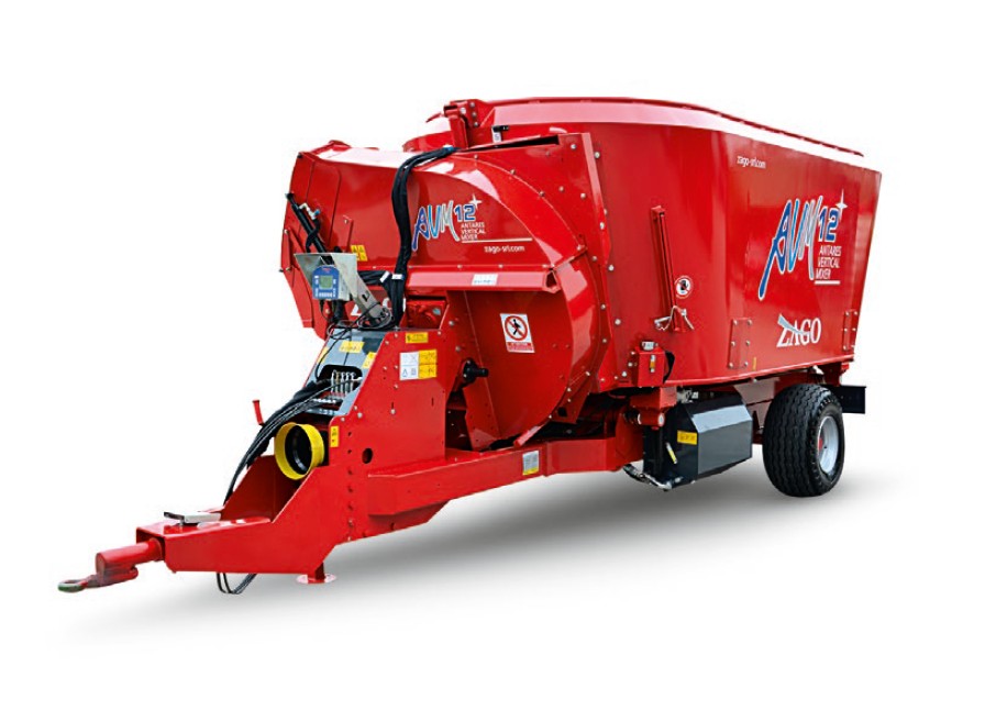 Кормозмішувач вертикальний ZAGO AVM (серія ONE / S / WS / H / WH / VORTEX), об’єм 1,8–30 м³, Італія