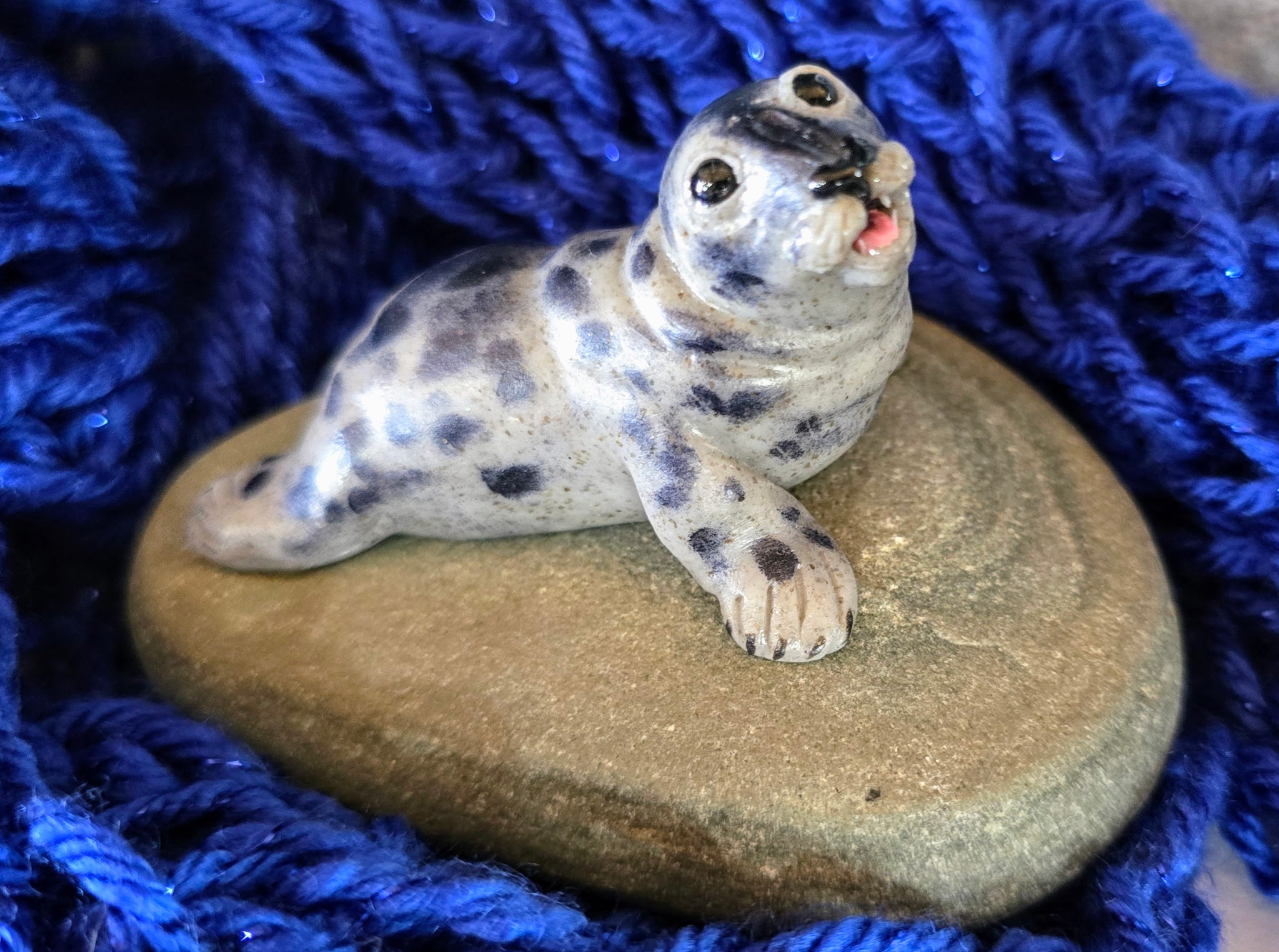 Cute Seal Figurine