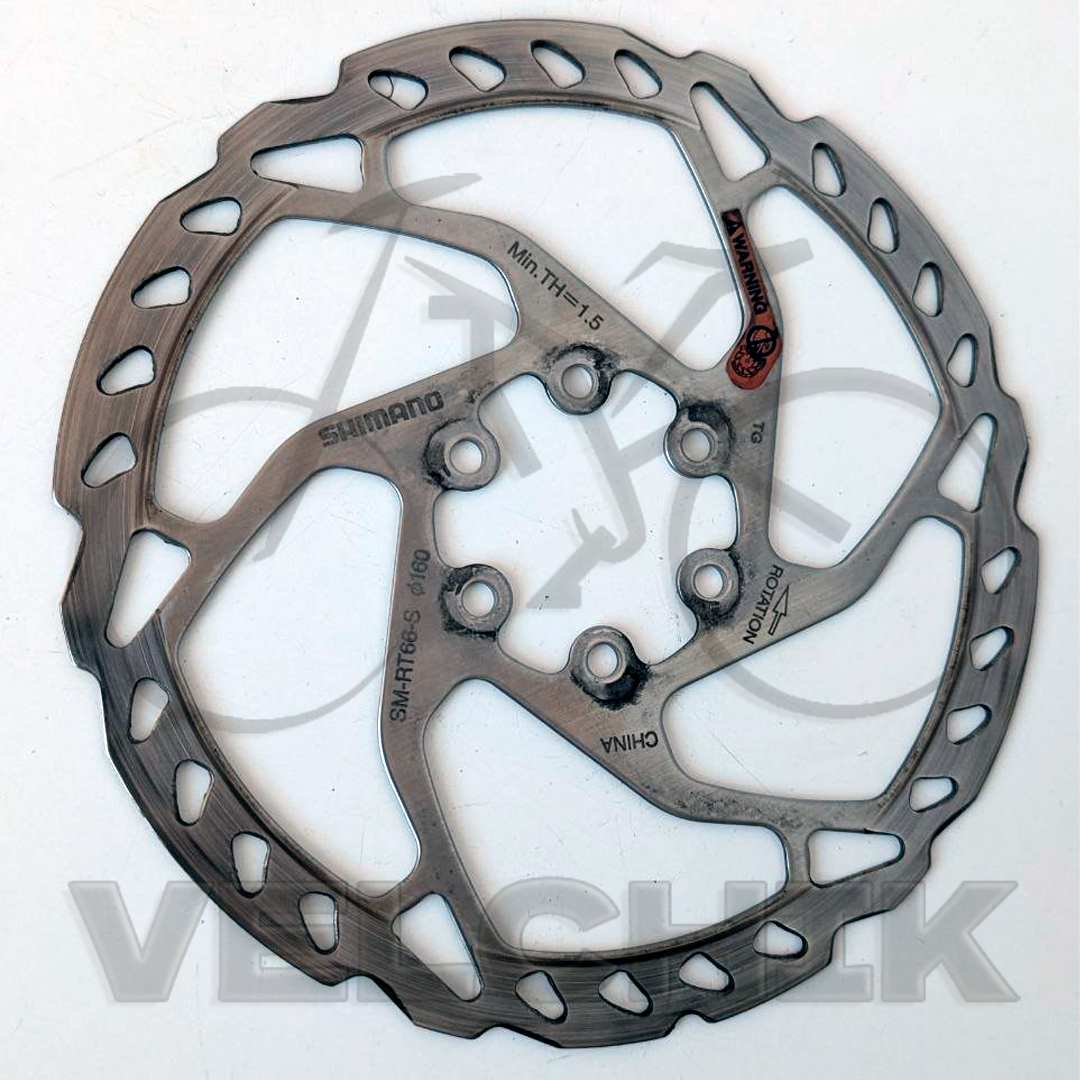 Ротори Shimano 160 мм 6-болтів