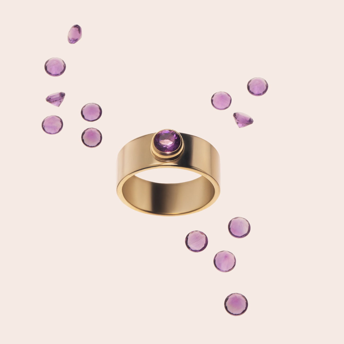 Артефакт "Мудрість" - Каблучка з аметистом