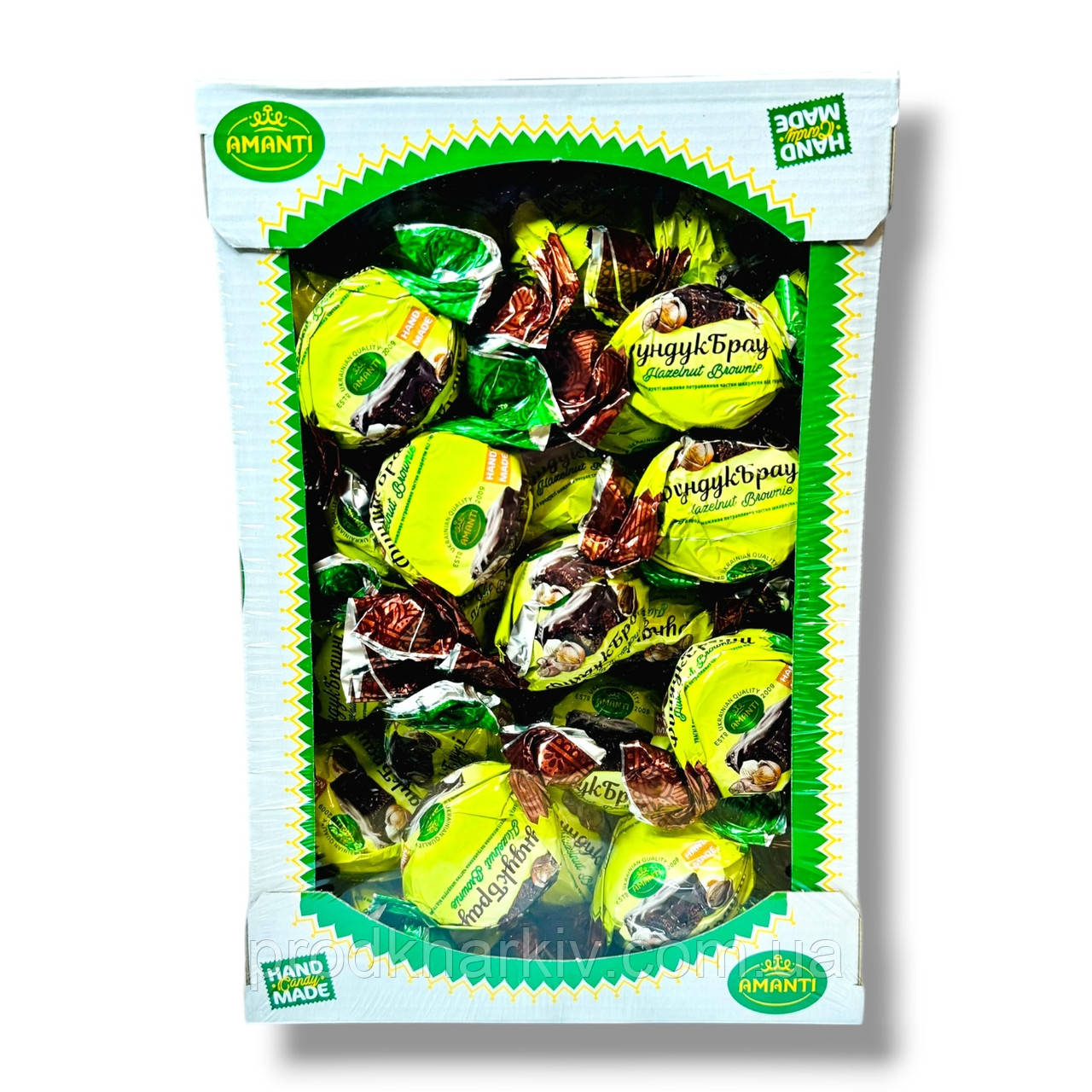 Цукерки Amanti Фундук Брауні 1кг