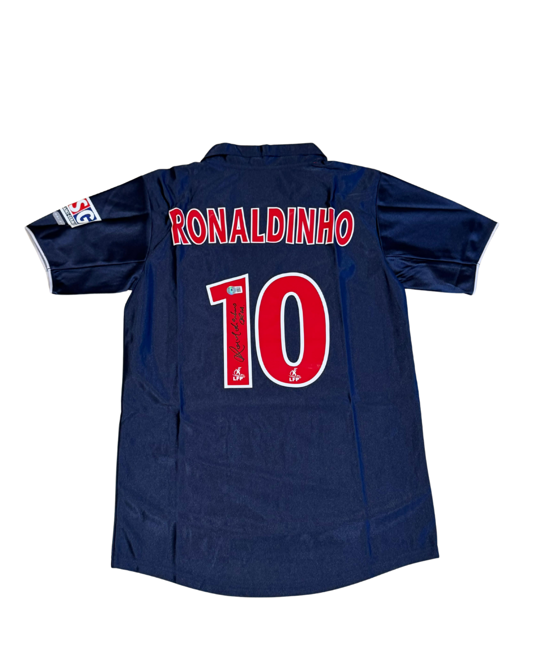 JERSEY RONALDINHO SIGNED CERTIFICADO BECKETT