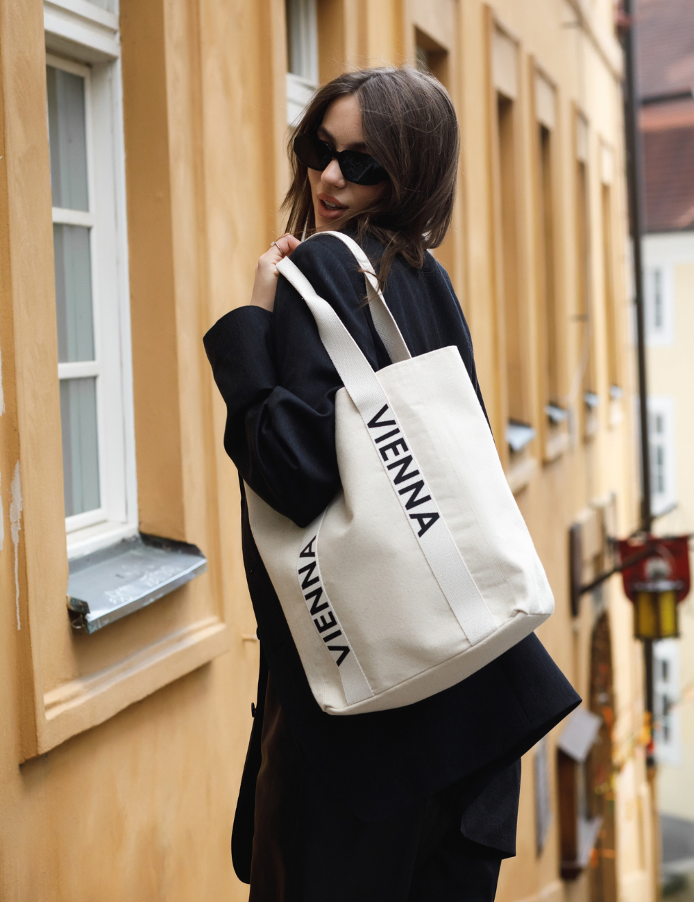 Tote bag with Vienna print