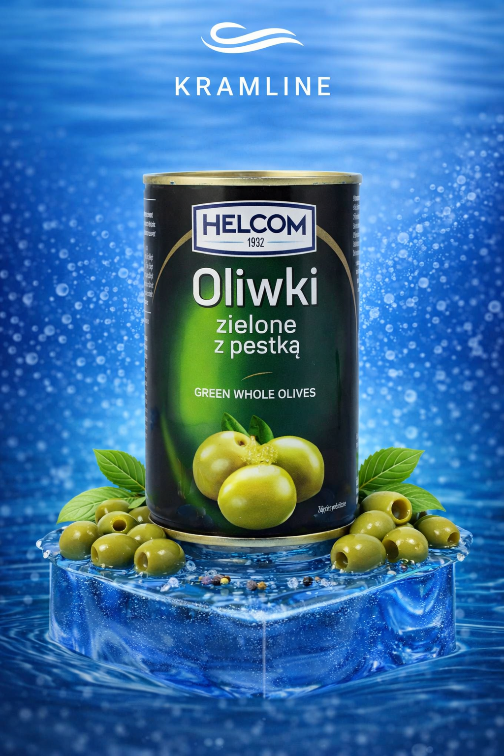 Оливки зелені з кісточкою "Helcom"