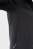 Вітровка AVECS чорна з матеріалу Softshell з капюшоном