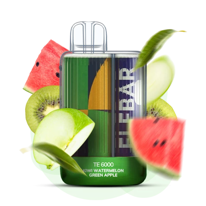 Elf Bar TE6000 Kiwi Watermelon Green Apple ( Ківі Кавун Зелене Яблуко )