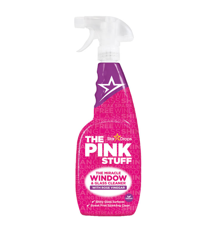 Спрей для миття вікон The Pink Stuff Window & Glass Cleaner with Rose Vinegar 750ml