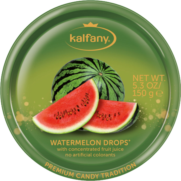 Льодяники Kalfany Watermelon Кавун 150 г