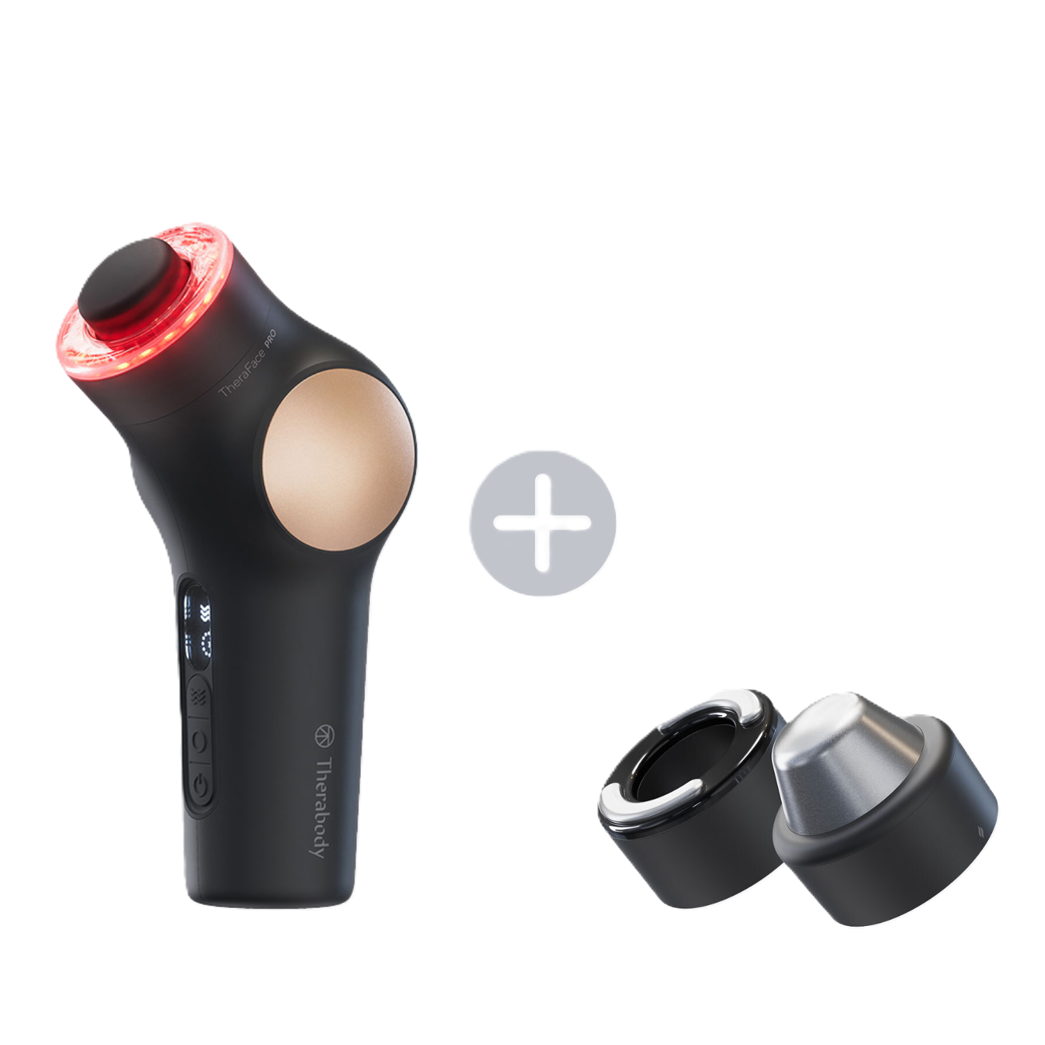 Комплект Масажер для обличчя TheraFace PRO + Насадки TheraFace, що охолоджують і зігрівають