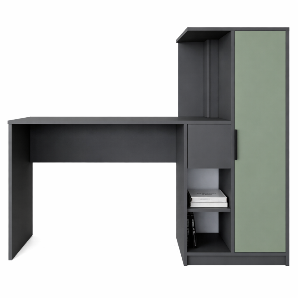 Письмовий стіл з шафою та прихованим зберіганням
