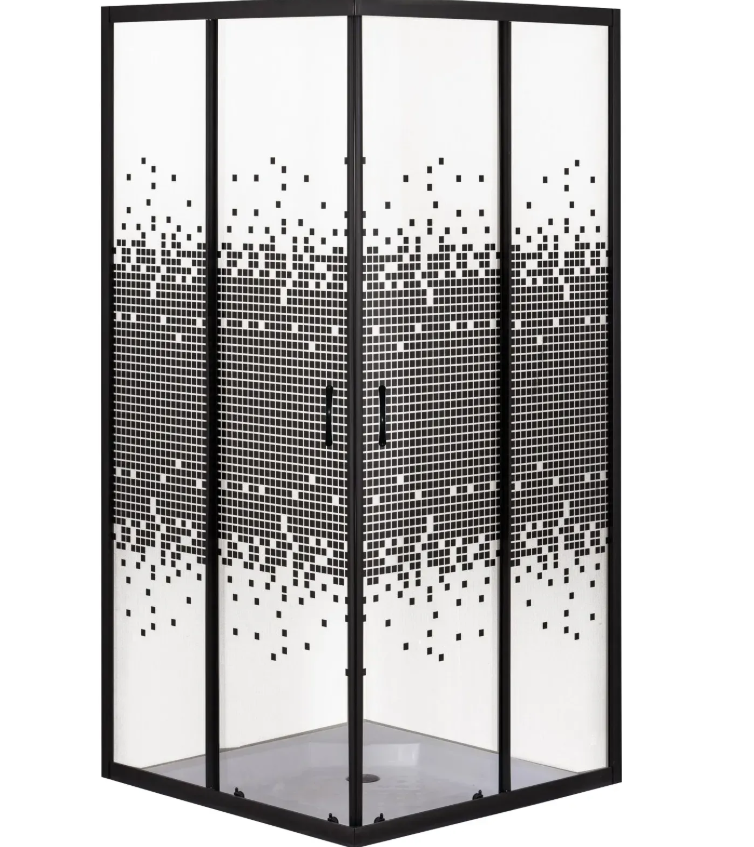 Душова кабіна квадратна без піддона ODRA N90TB.Mosaic BRAVO 