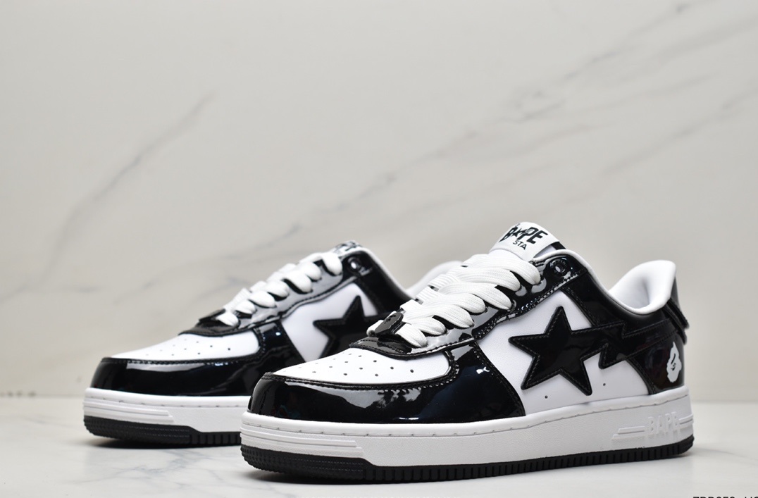 BAPE Sta Low SK8 Classic Black White