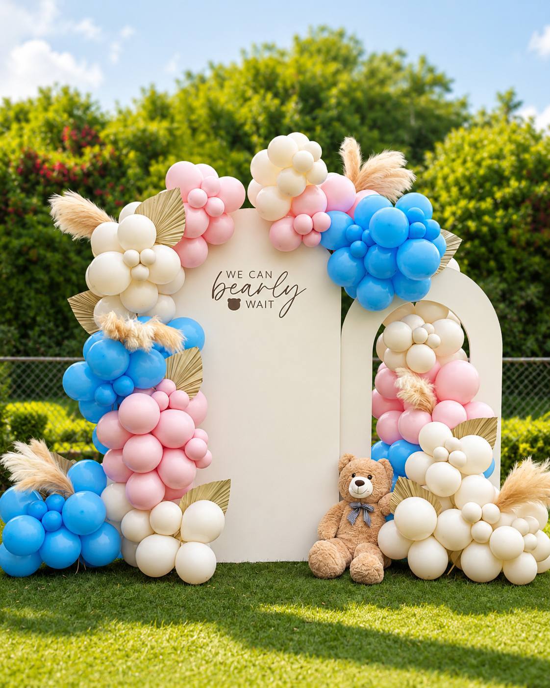 Elegant Gender Reveal Backdrop