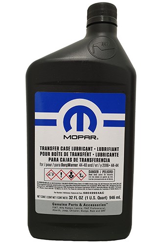 Трансмісійна олива MOPAR Transfer Case Lubricant for BW 44-40 44-44, 2016-, 1qt.