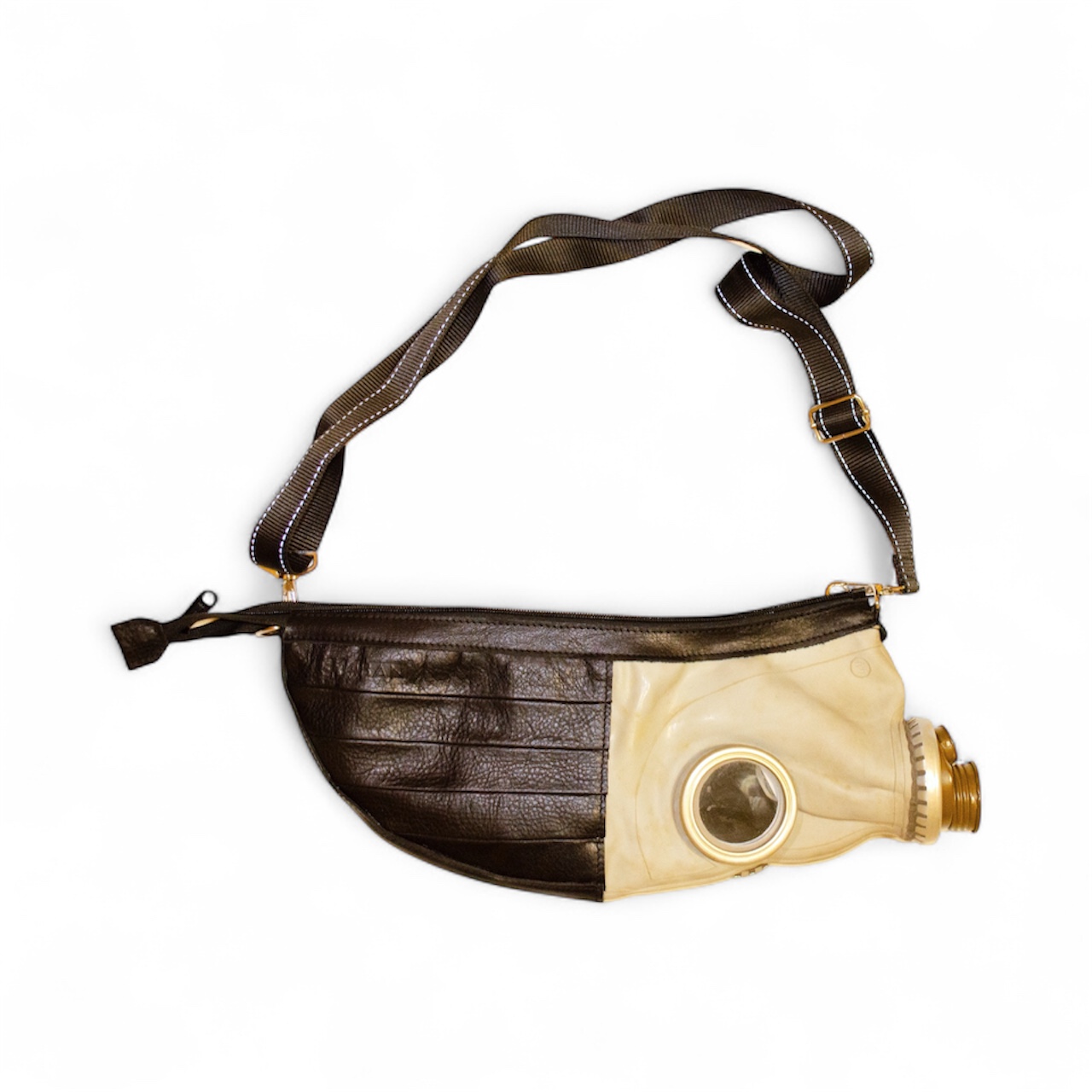 Upcycled Gas Mask Bag