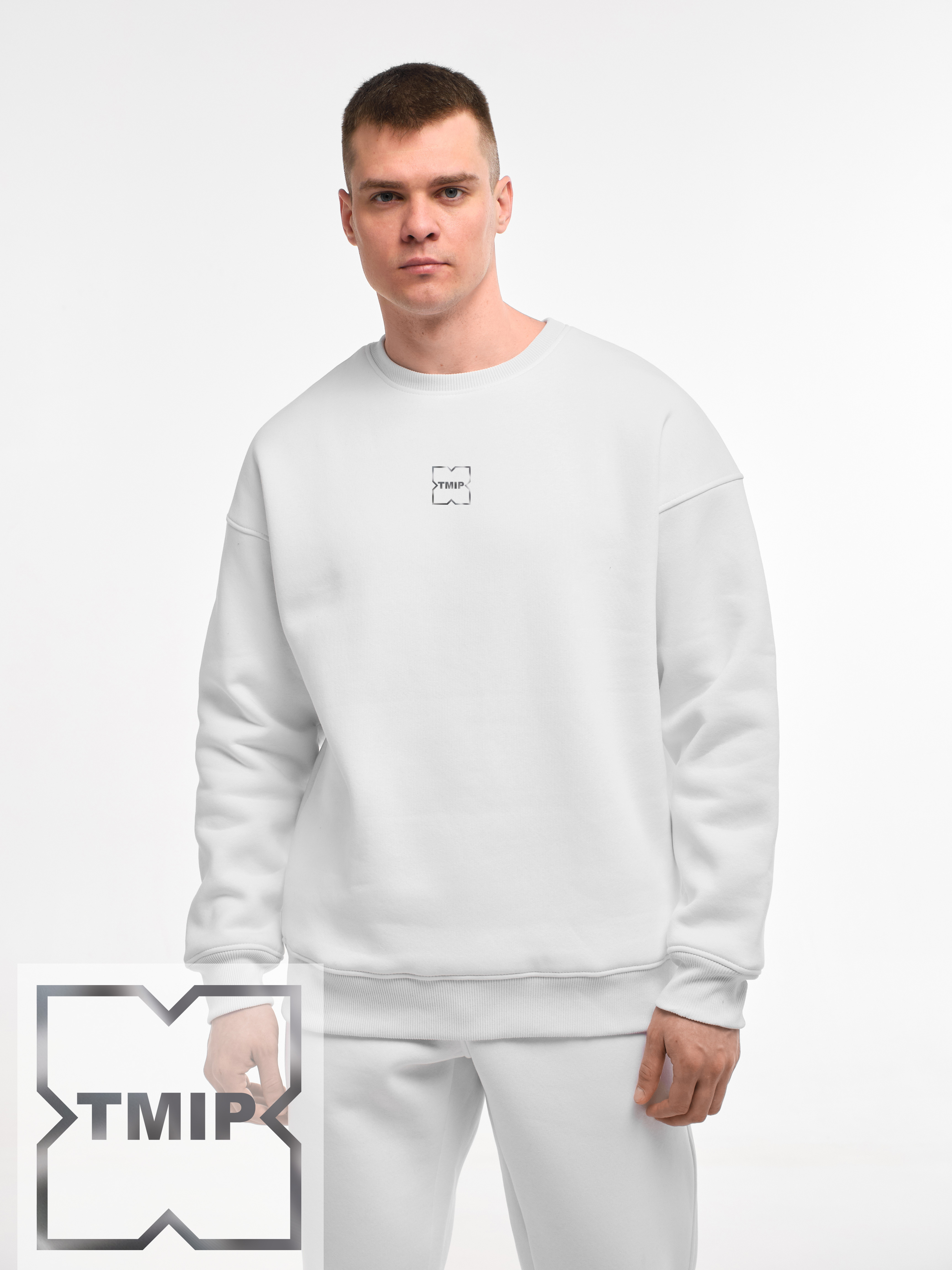 SWEATSHIRT "TMIP" | WHITE EMOTION | XS1