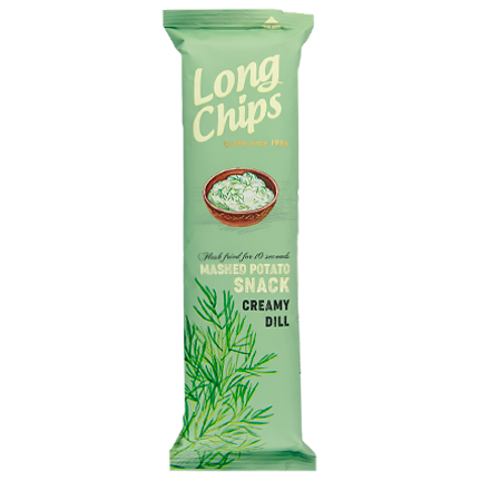 Чіпси Long Chips кріп та сметана