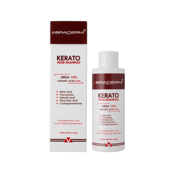 Лікувальний шампунь для шкіри голови Braderm - Kerato Psor Shampoo
