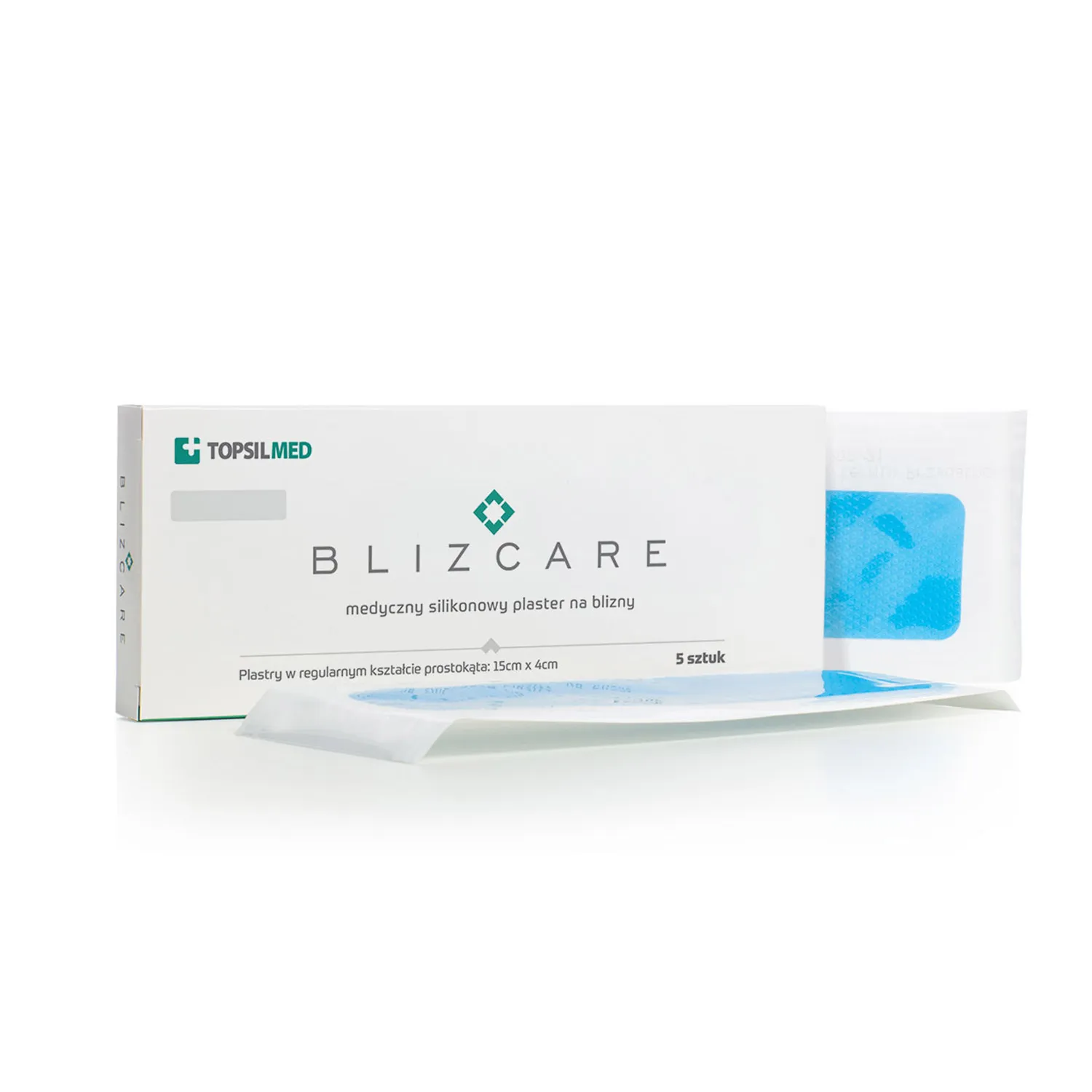 Пластирі для усунення шрамів Blizcare Regular 15 x 4 см - 5 штук