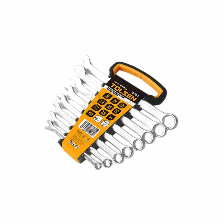 Набір комбінованих гайкових ключів з 8 шт Профі Толсен