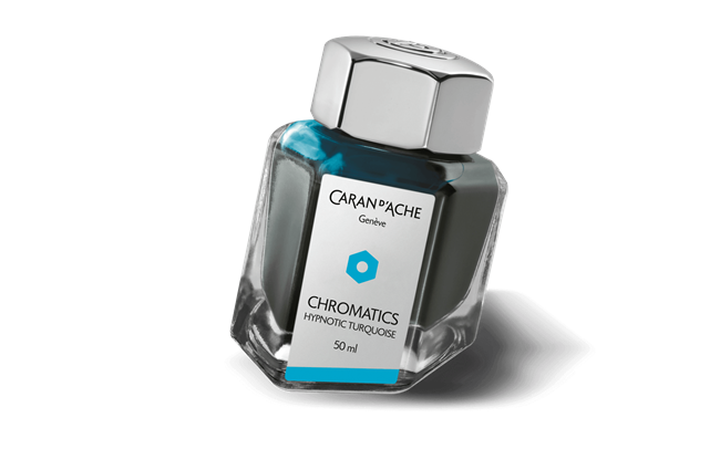 Чорнильниця CHROMATICS Гіпнотичний бірюзовий колір 50 мл